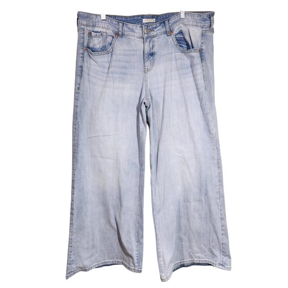 torrid Denim - Torrid Festi Baggy Wide Leg Stretch Jeans Size 16